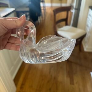 Acrylic Clear Swan Soap Dish
